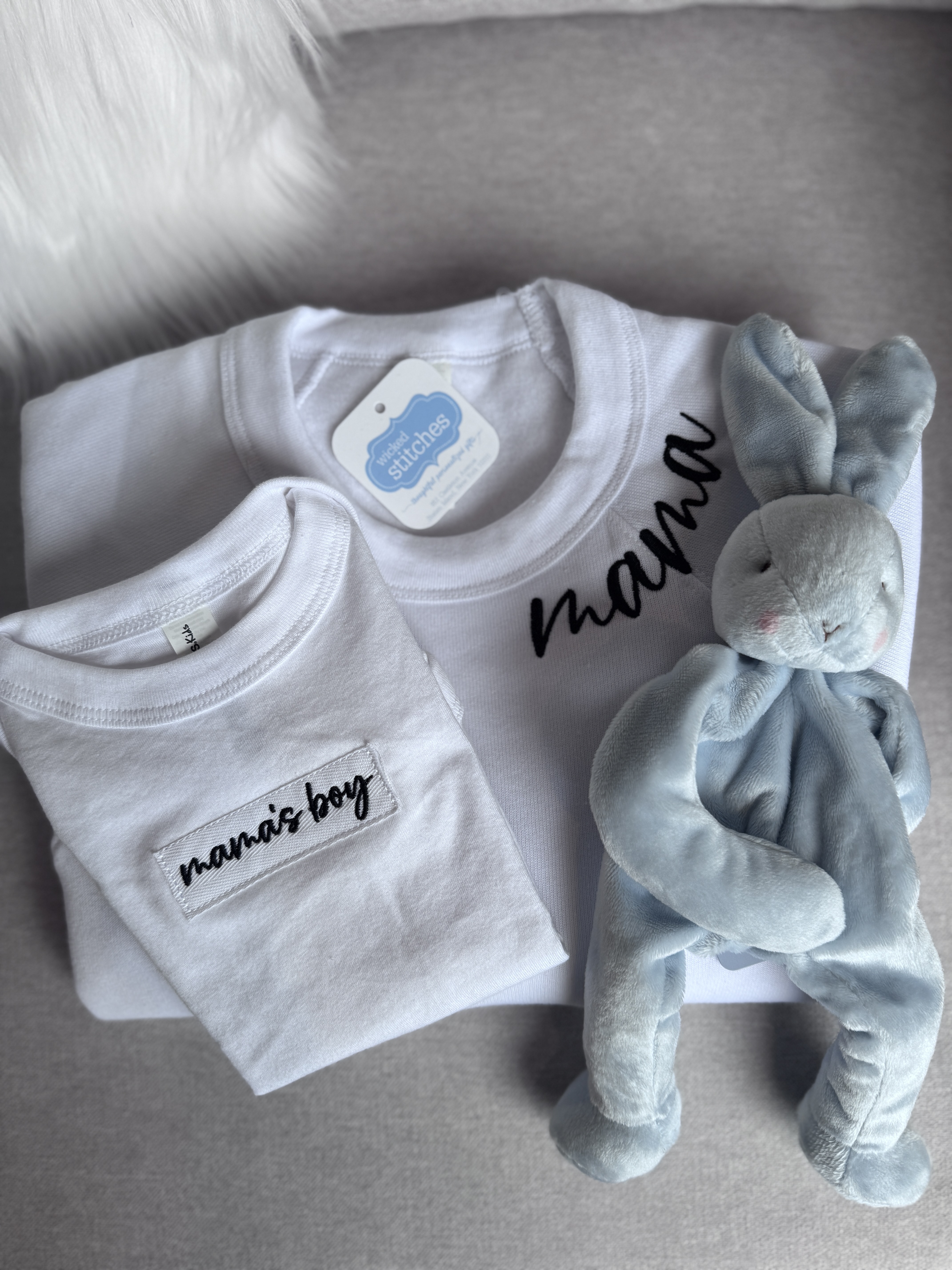 New Mom Mama Sweatshirt and Onesie